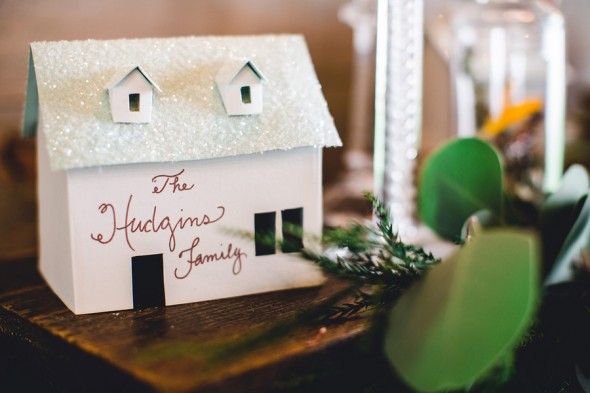 Little Houses As Place Cards