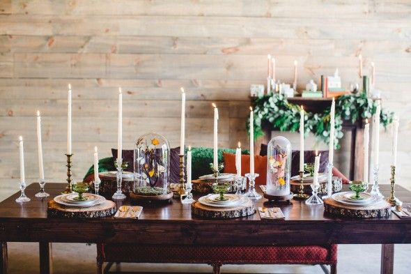 Woodland Decorated Wedding Table