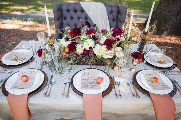 Fall Wedding Tables