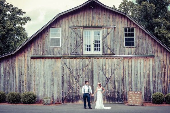 Rustic Wedding Barn Bride + Groom
