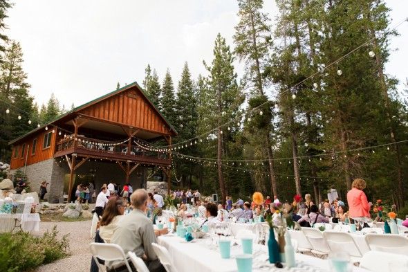 Rustic Cabin Wedding Reception
