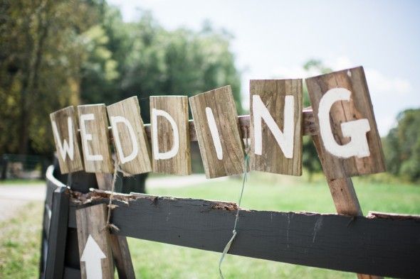Rustic Country Wedding Sign