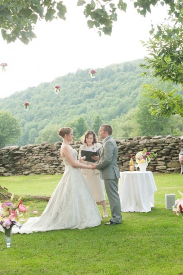 Country Outdoor Wedding Ceremony