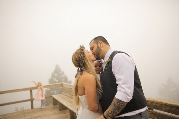Mountain Wedding Bride + Groom