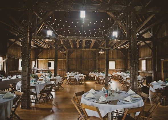 Rustic Barn Wedding Reception