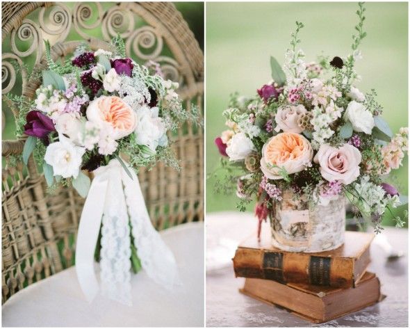 Vintage Inspired Wedding Flowers