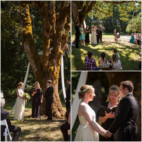 Woodland Wedding Ceremony