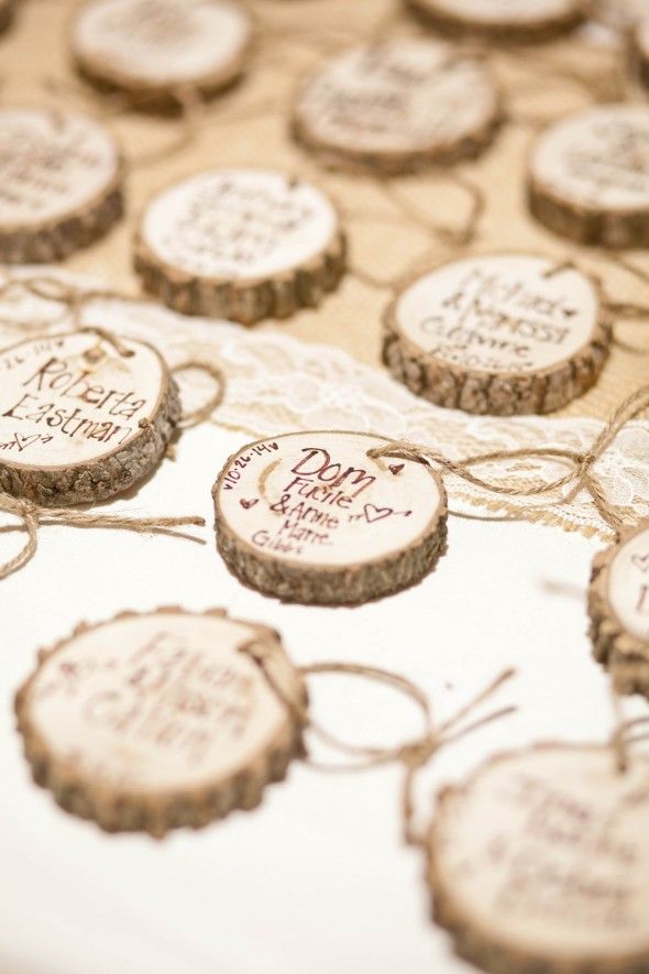 Wood Place cards