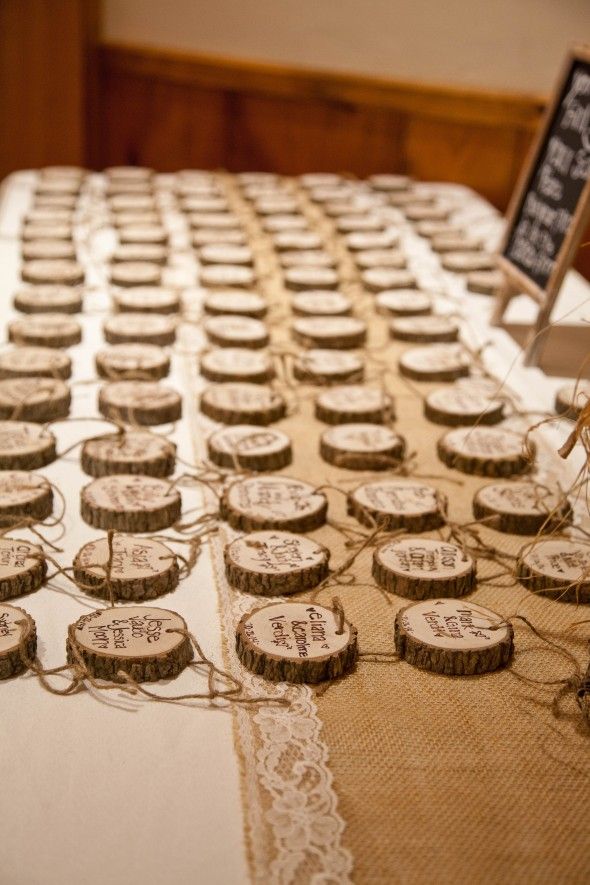 Wood Place cards