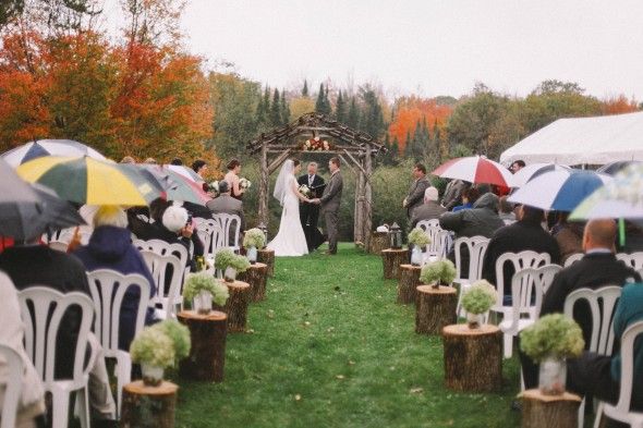Outdoor Fall Wedding