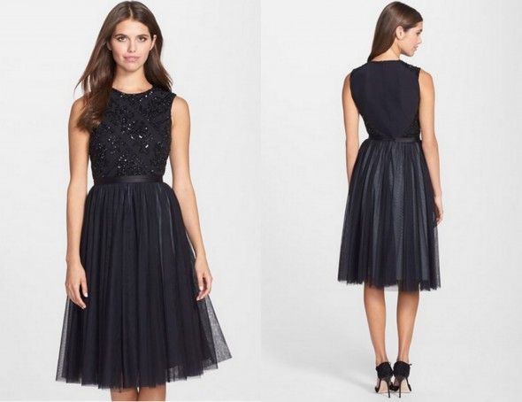 Black Tulle Holiday Dress