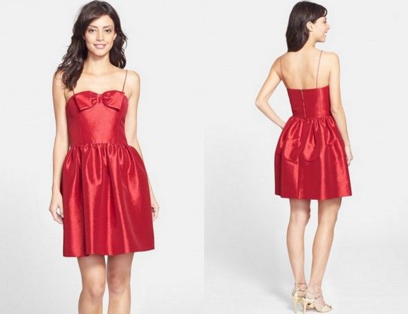Red Bow Holiday Dress