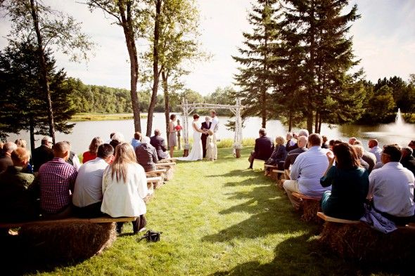 Lakeside Outdoor Wedding Ceremony