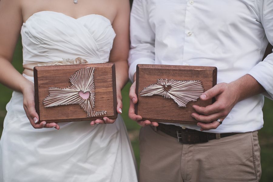 String Art by Bride and Groom