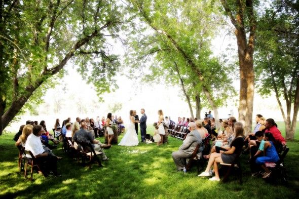 Rustic Outdoor Wedding Ceremony