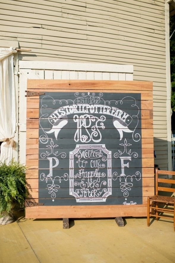 Country Wedding Sign