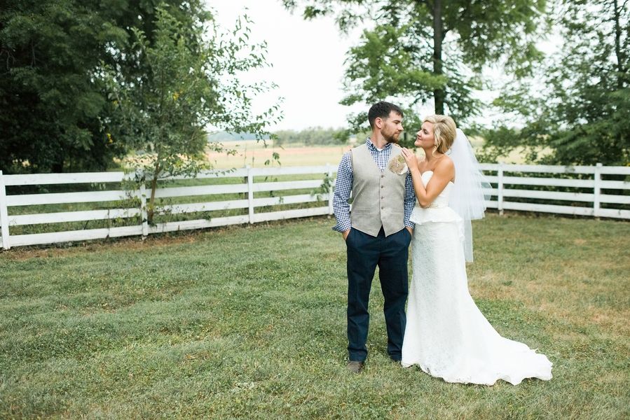 Country Style Wedding Couple