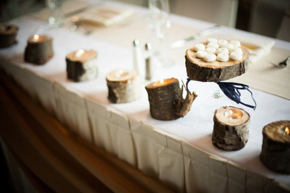Wood Wedding Table Decorations