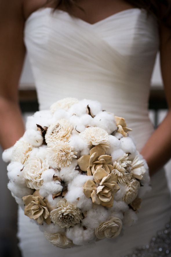 Cotton Wedding Bouquet