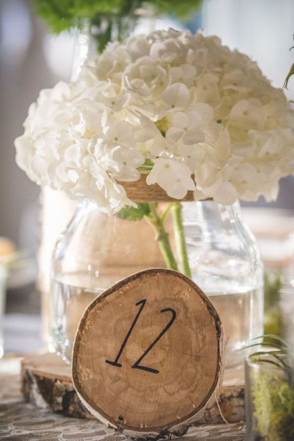 Wood Wedding Table Numbers