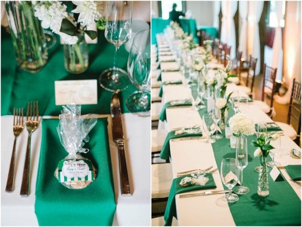 Green Color Palate for Wedding 