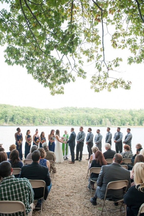 Rustic Wedding Held At A Summer Camp