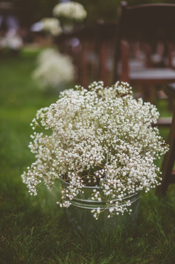 All White Wedding Flowers