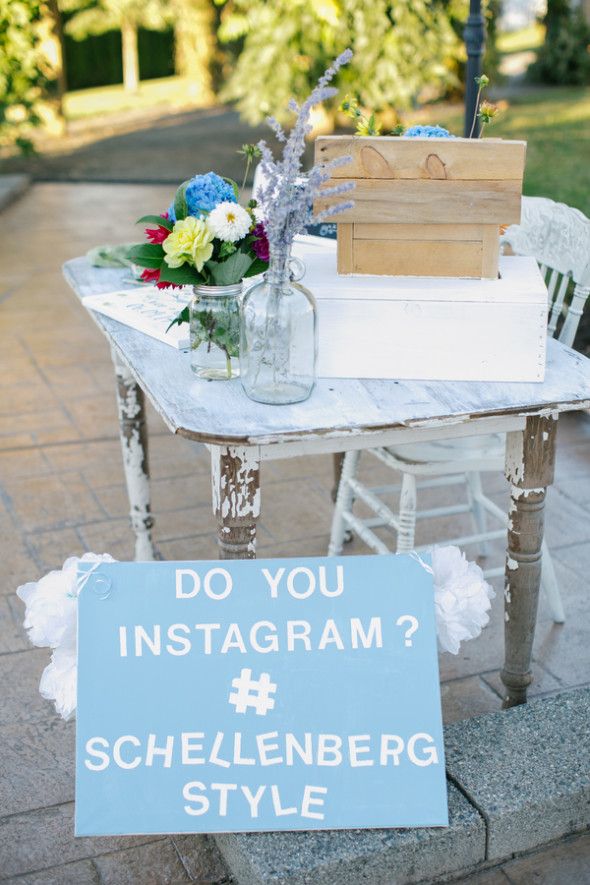 Instagram Wedding Sign