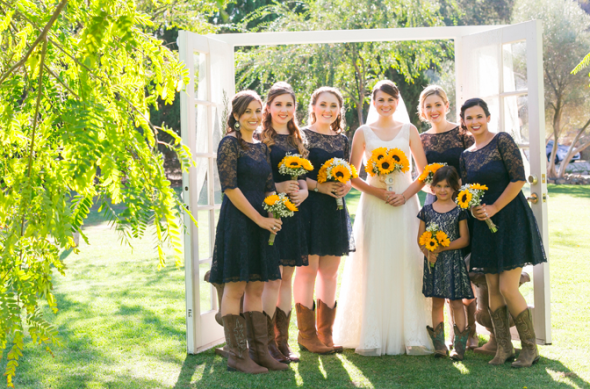 Sunflower Rustic Wedding