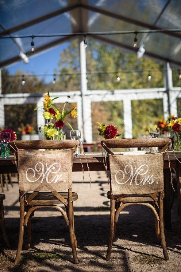 Burlap Chair Decorations - From 10 Great Ways To Use Burlap At Your Wedding