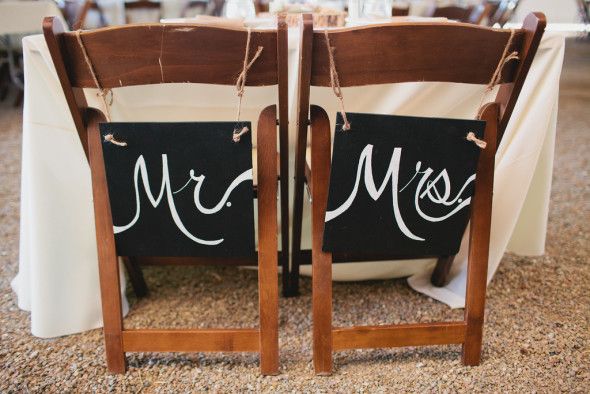 Mr. Mrs Chair Signs