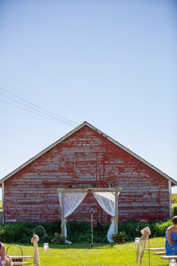 Barn Wedding Backdrop