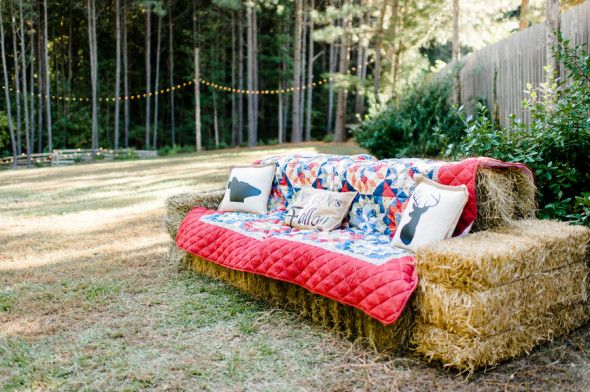 Hay Bales For Seating