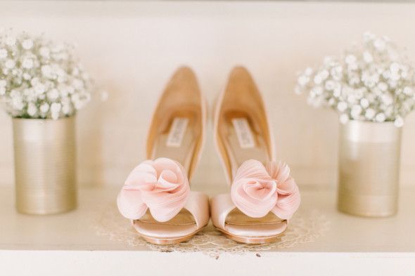 Pink Wedding High Heels