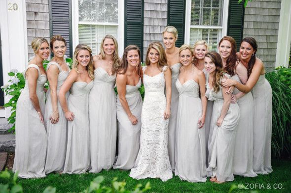 Cream Bridesmaid Dresses