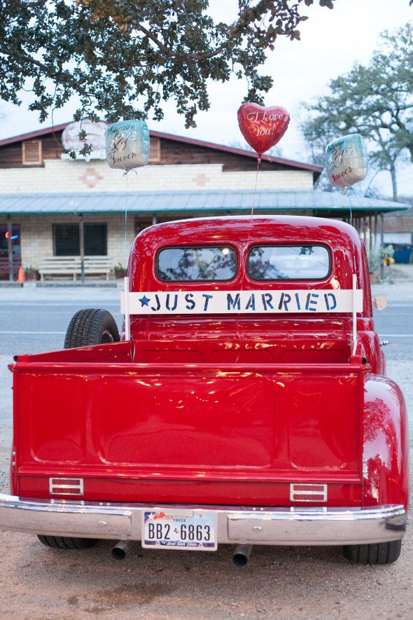 Just Married Truck