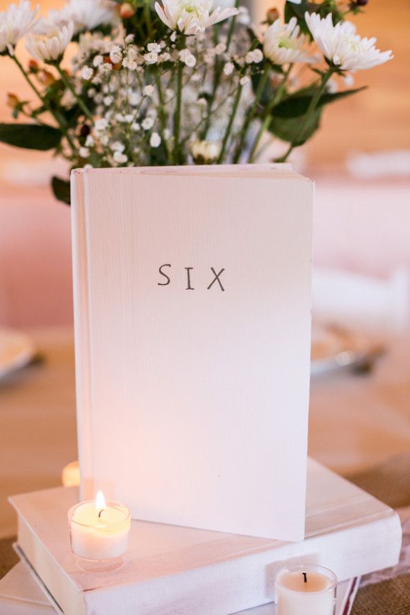 book table numbers  