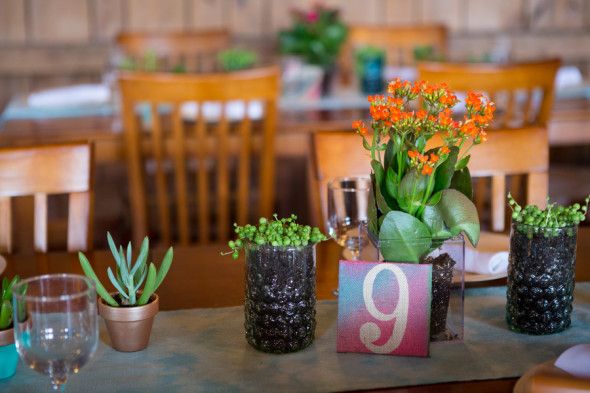 Rustic Table Numbers