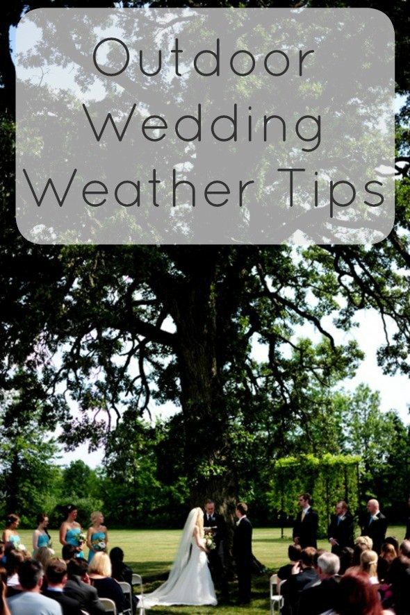 Outdoor Wedding Weather Tips