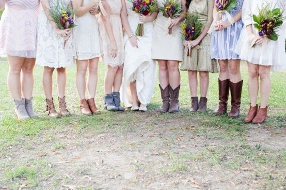 Boots On Bridesmaids