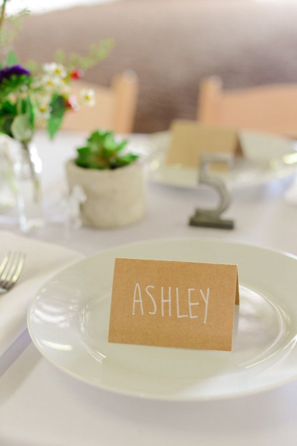 Rustic Wedding Place cards 