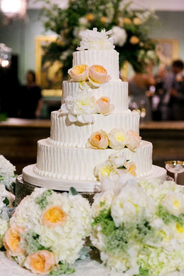 Large White Wedding Cake