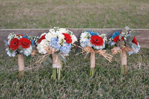 Red, White & Blue Bouquet
