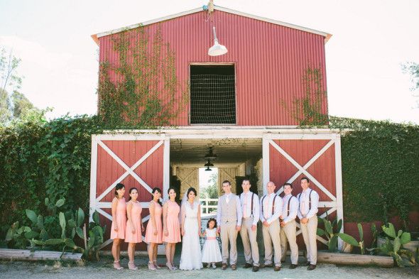 Amazing outdoor ranch wedding with elegant decor and beautiful design.