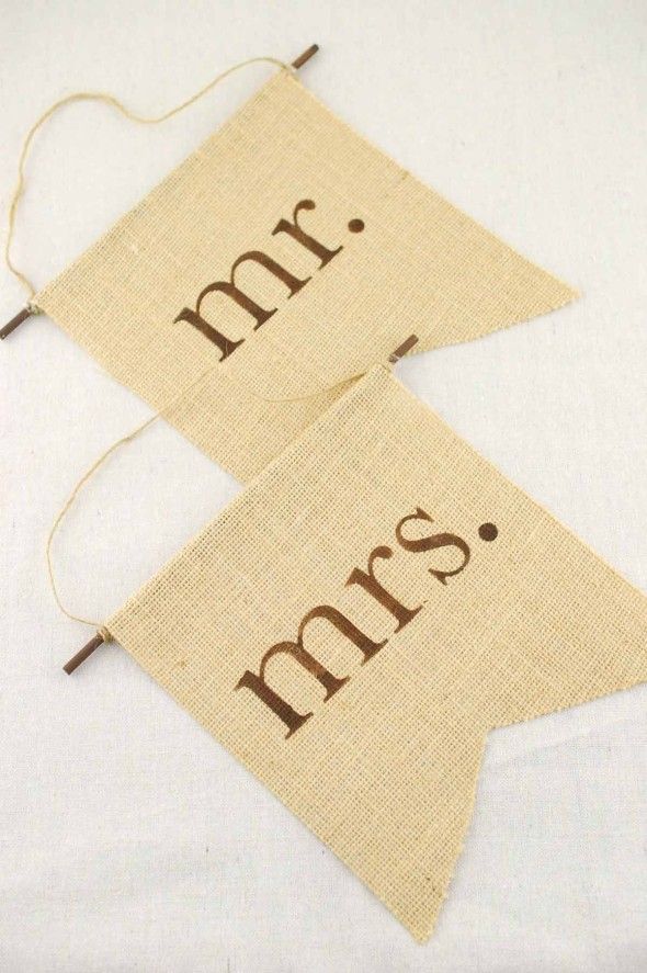 The Best Mr. & Mrs. Wedding Decorations