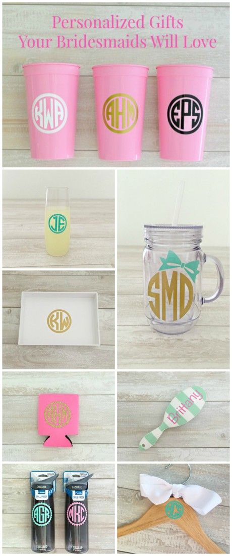 Personalized Bridesmaid Gifts