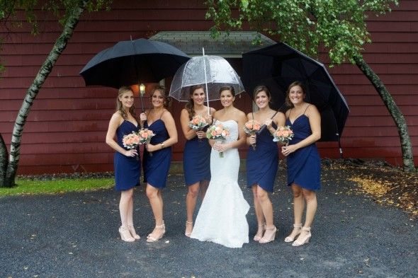 Rustic Rainy Wedding