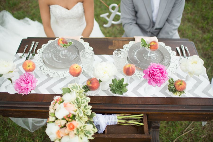 Peach Inspired Wedding
