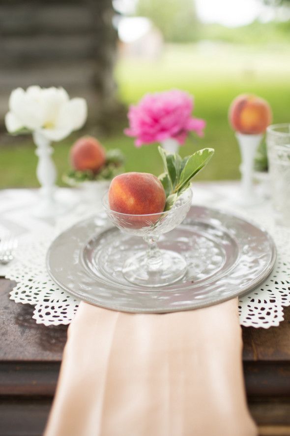 Peach Inspired Wedding 