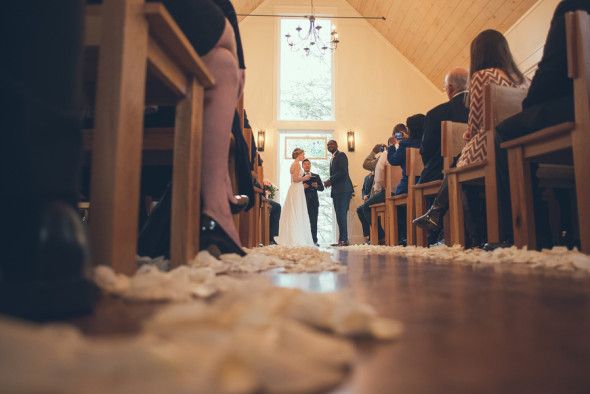 Intimate Church Wedding